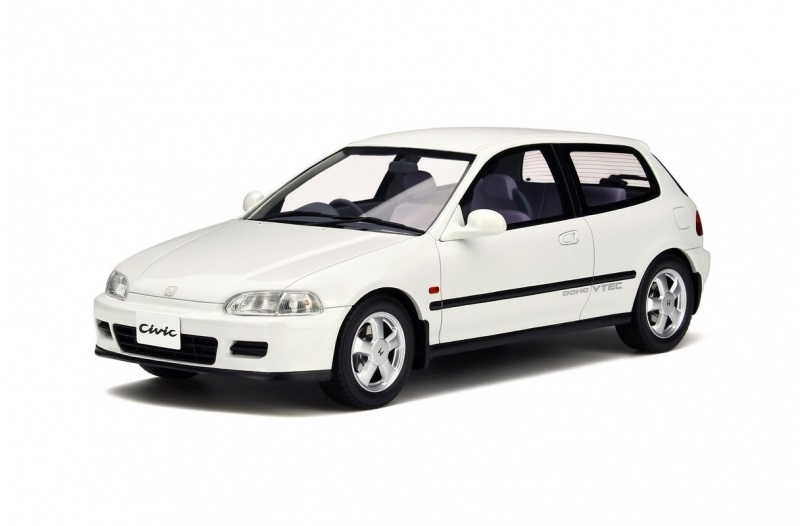 Otto Mobile 1/18 Honda Civic EG6 SIR II White NH-538